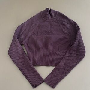 LA Hearts Deep Purple Ribbed Top